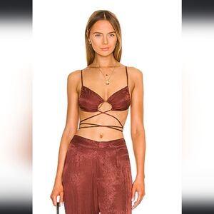NEW-Indah-Revolve-Cupid Tie Front String Bra Top in Namibia-SOLD OUT ONLINE